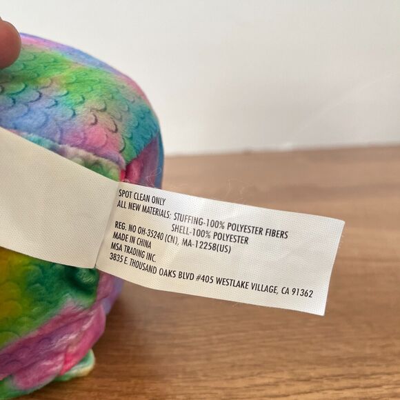 Mosh Mosh Squared Emery Dragon Black & Multicolor Plush Collection - Picture 13 of 14